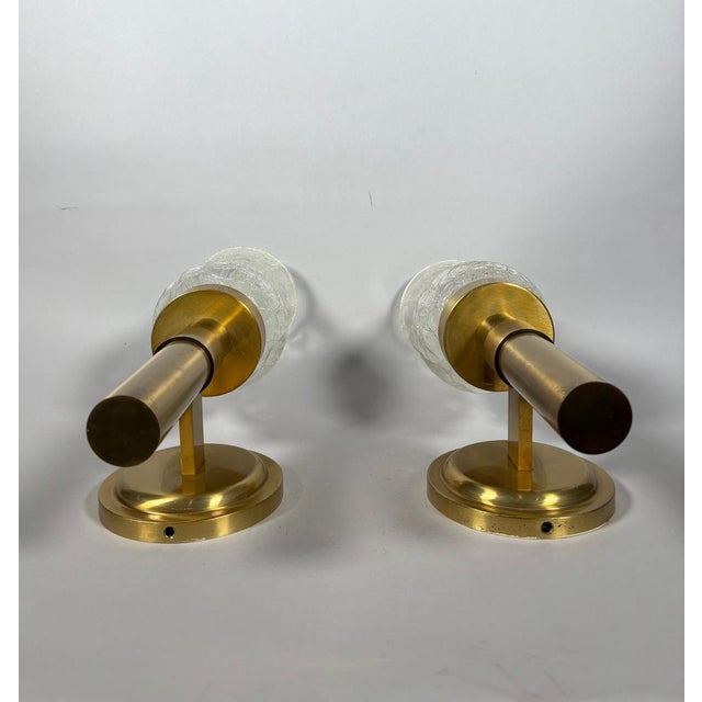 Modern Wall Sconces by Jean Perzel, 1960, Set of 2 For Sale - Image 4 of 5