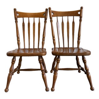 1980s Pair of Ethan Allen Chairs For Sale