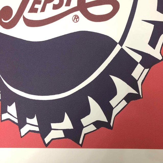 1990s After Andy Warhol "Pepsi-Cola" Lithograph For Sale - Image 6 of 11