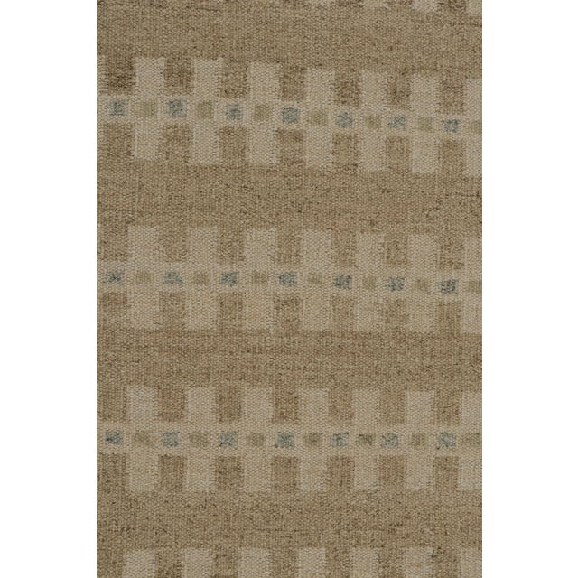 Rug & Kilim’s Scandinavian Style Kilim Rug in Beige with Geometric Patterns - 5x8 For Sale In New York - Image 6 of 7