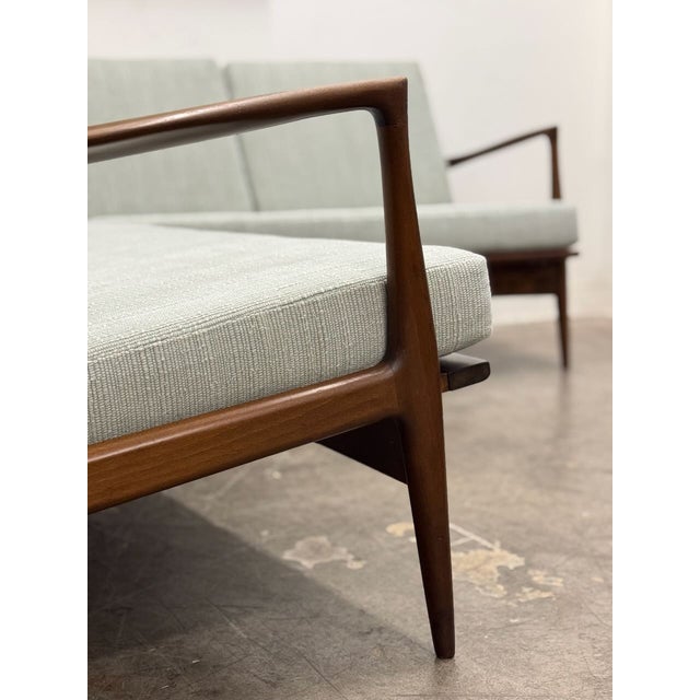 Set of 2 Loveseats Attributed to Ib-Kofod Larsen for Selig For Sale - Image 15 of 15