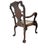 Chippendale Desk Chair in Oak, 1880 For Sale - Image 4 of 8