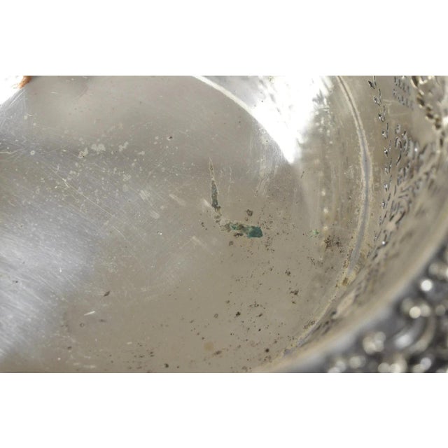 Antique English Sheffield Sterling Silver Mounted Champagne Wine Bottle Coaster For Sale - Image 13 of 13