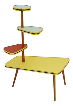 Vintage German Plant Stand, 1950s