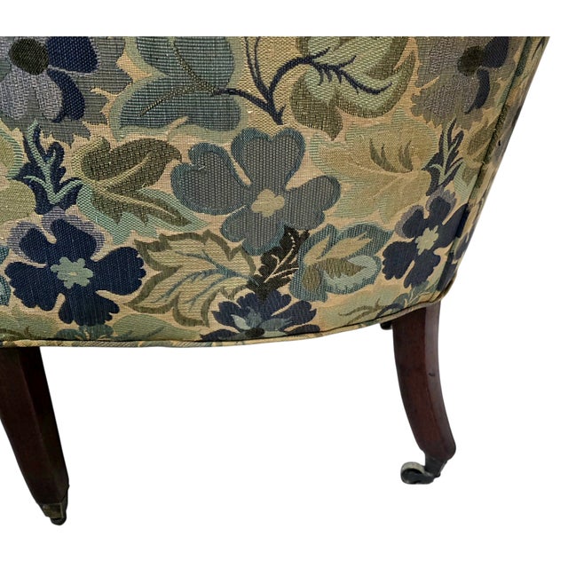 Early 20th Century English Wingback Chair in the Edwardian Tradition For Sale In Washington DC - Image 6 of 13