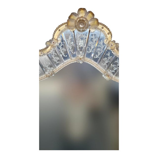 Vintage Wall Mirror, 1950s For Sale - Image 6 of 10