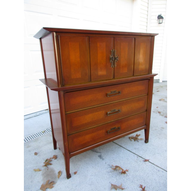 White Furniture Company Gentleman's Chest or Tallboy Dresser Chairish