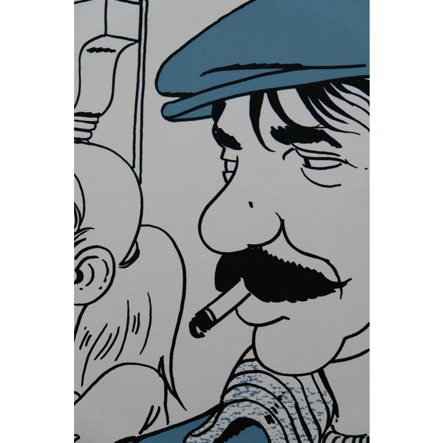 Emmanuel Moynot, La pension des deux, Lithograph For Sale - Image 7 of 12