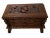 Late 18th Century Antique French Walnut Carved Box For Sale - Image 5 of 8