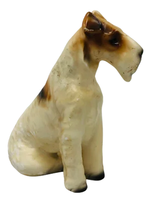 Mid Century Schnauzer Dog Figurine