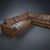 Contemporary Custom Dark Chocolate Leather Sectional, 2-Piece L-Shape, One-of-a-Kind Statement Sofa For Sale - Image 3 of 11