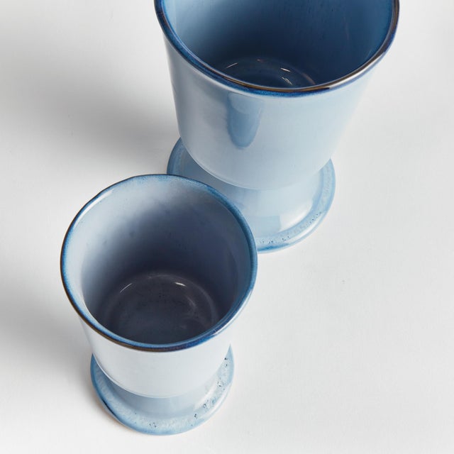 Contemporary Kelcy Footed Cachepots, Set Of 2 For Sale - Image 3 of 6