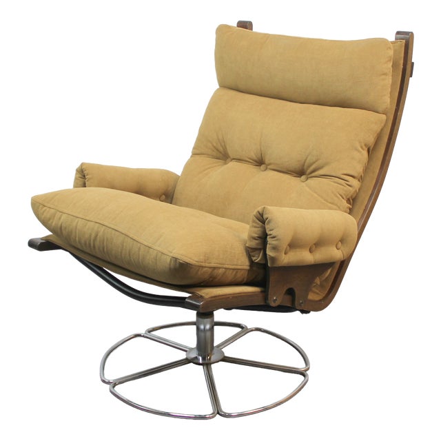 Swivel Chair by Bruno Mathsson for Dux, 1960s For Sale