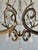 Mid 20th Century Mid-Century Modern Wrought Iron & Rock Crystal Chandelier For Sale - Image 5 of 14