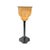 Art Deco Chalice Shaped Multi Colored Glass Table Lamp with Silver Plated Base & Power Switch For Sale - Image 11 of 11