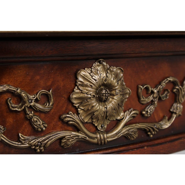 Theodore Alexander 2 Tier Rams Head Demilune Console For Sale - Image 9 of 18