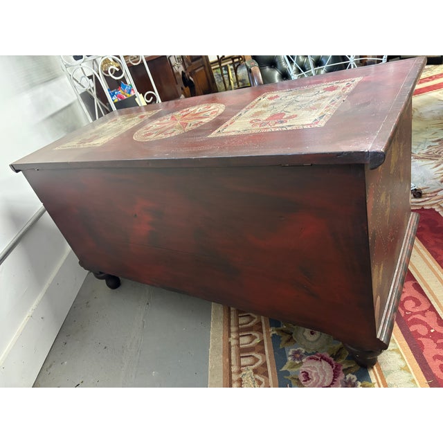 Pennsylvania Dutch Style Blanket Chest by Kathy Graybill For Sale In Philadelphia - Image 6 of 14