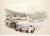 This is an original 19th century hand-colored lithograph entitled "Tiberias from the Walls, Saffet (Safed) in the...