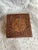 Hand Carved Wood Box With Brass Inlay For Sale - Image 9 of 12