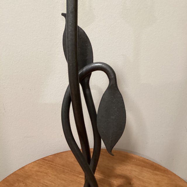Modern Late 20th Century Hubbardton Forged Leaves Table Lamp For Sale - Image 3 of 12