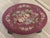 Antique Needlepoint Footstool CIRCA: Early 20th Century MAKER'S MARK: Remnants of paper label on bottom ORGIN: American...