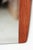 Scandinavian Rectangular Mirror in Teak, 1960s For Sale - Image 4 of 9