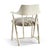 Pair of Captain's Armchairs - Zinc White For Sale - Image 4 of 6