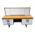 Midcentury Vanity, Dressing Table With Adjustable Mirrors & Lights For Sale