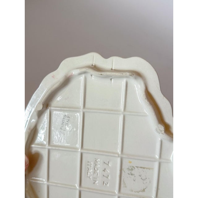 Ceramic Italian Majolica Radicchio Trivet For Sale - Image 7 of 7