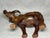 Brown Hand-Carved Wooden Buffalo Figurine, 20th Century For Sale - Image 8 of 9