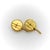 Vintage 22k Gold Hand-Granulated Sunflower Earrings, Pair For Sale In Los Angeles - Image 6 of 10