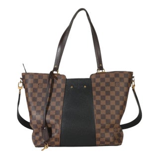 Canvas Damier Ebene Taurillon Jersey Tote For Sale