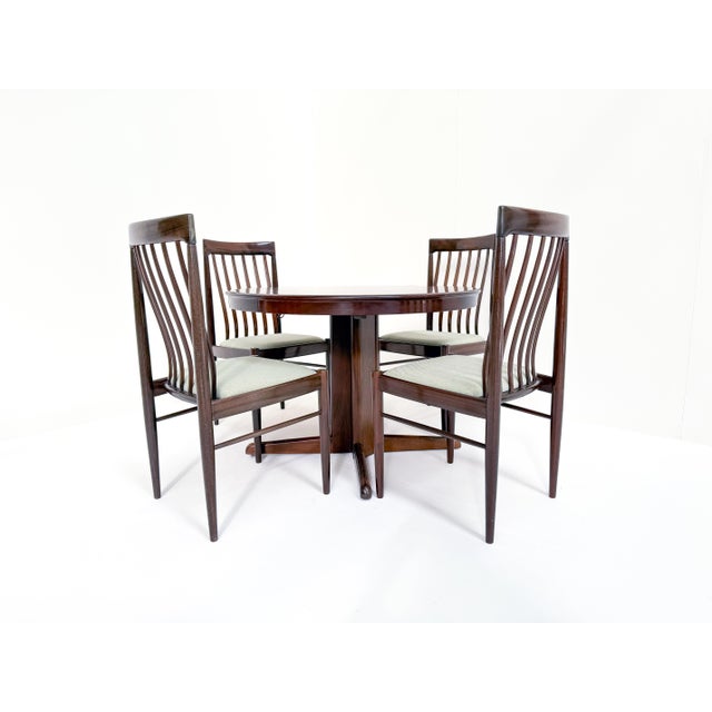Mid-Century Modern Danish Dining Table and Chairs by H.W. Klein for Bramin, 1960s, Set of 6 For Sale - Image 14 of 14