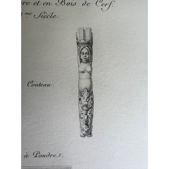 Mid 19th Century Mid 19th Century Etching Reproduction of Small Objects by French Artist Nicolas Xavier Willemin For Sale - Image 5 of 7