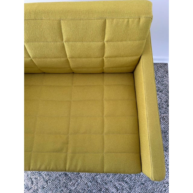 2010s Attributed to BassamFellows for Geiger Tuxedo Club Chairs (Pair) and Bench For Sale - Image 5 of 10