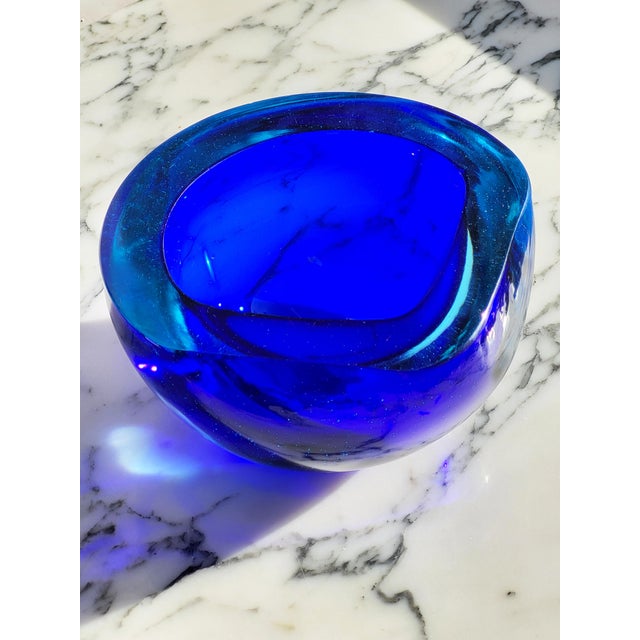 Large Mid-Century Murano Glass Catch-All attributed to Flavio Poli for Seguso, 1960s For Sale - Image 5 of 10