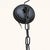 Black 1970s Mid Century Modern Smoked Glass Globe Pendant Light, Black Metal, Ceiling Fixture For Sale - Image 8 of 13