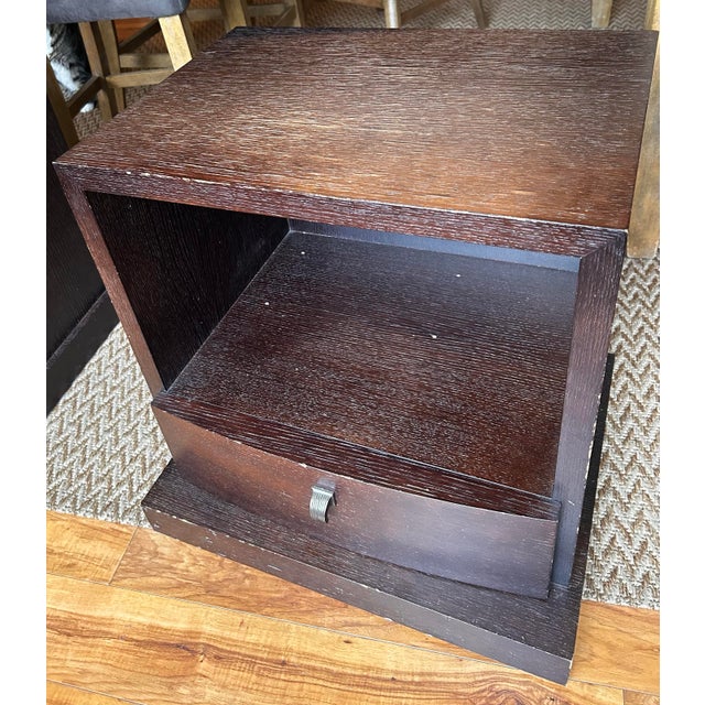 Wood Pair of Italian Promemoria Nightstands – Made in Italy For Sale - Image 7 of 12