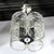 1970s Mid-Century Modern Hand-Blown Murano Mottled Glass & Nickel Chandelier by Mazzega For Sale - Image 9 of 18