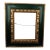 Vintage Gallerywall Green and Gold Gilt Wood 8 X 10 Picture Frame, Taiwan For Sale