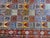 An Interesting Vintage Genuine Colorful Panel/Box Design Persian Qum Rug For Sale In Los Angeles - Image 6 of 8
