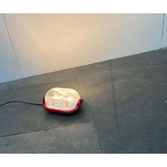 Mid-Century Modern Italian Space Age Red Model Noce Floor Lamp by Achille Castiglioni for Flos, 1970s For Sale - Image 12 of 18