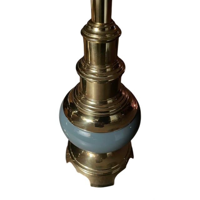 1960s Stiffel Sculptural Table Lamps, Ceramic and Brass, Mid Century Modern For Sale - Image 12 of 18