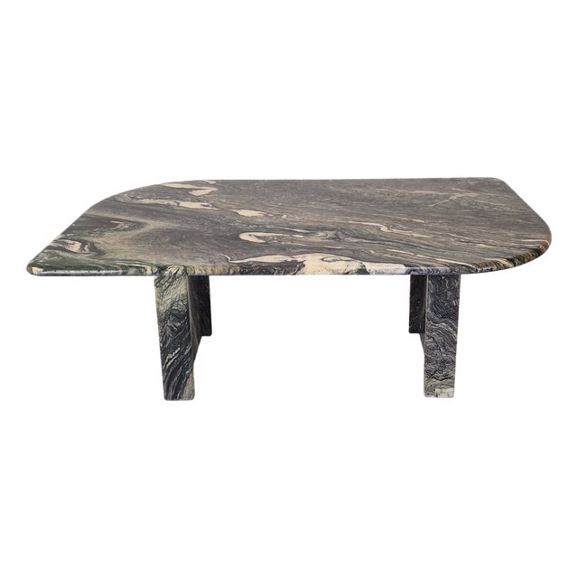 Italian Marble Coffee Table, 1980s For Sale