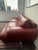 Roche Bobois Roche Bobois Italian Leather Sofa - Oxblood/Rust - Excellent Condition For Sale - Image 4 of 6