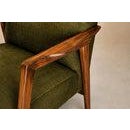 1960s Brazilian Modern Armchairs in Caviúna & Olive Mohair, Liceu de Artes e Ofícios For Sale - Image 15 of 18
