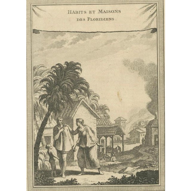 Clothing and Houses of Floridians, 1800s, Paper For Sale - Image 6 of 9