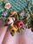 Victorian Carved Painted Wooden Basket & Flowers For Sale - Image 13 of 17
