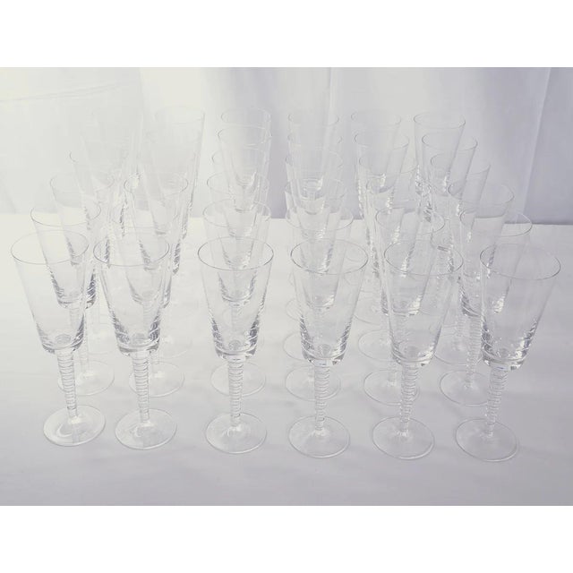 Steuben Glass Steuben Crystal All Purpose Evening Goblets, Set of 36 For Sale - Image 4 of 4