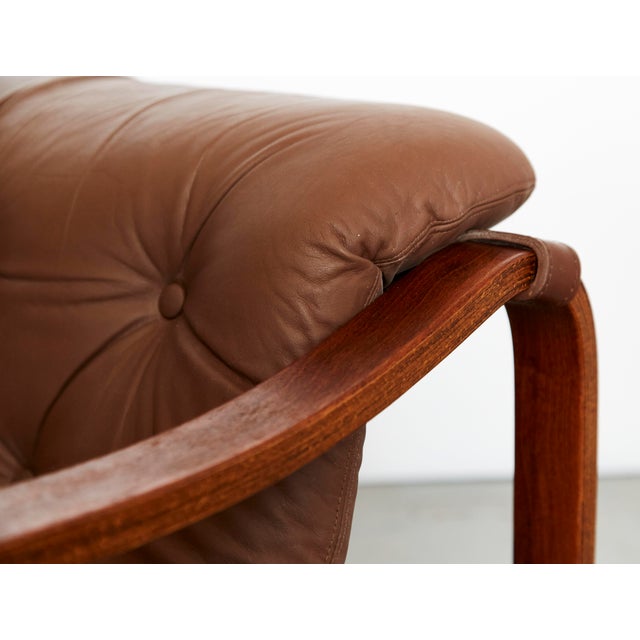 Wood Vintage Fjord Easy Chair by Ingmar Relling for Westnofa Furniture, 1960s For Sale - Image 7 of 18
